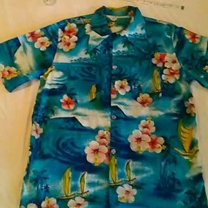 Mens vintage Hawaiian shirt Sz M